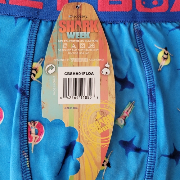 Crazy Boxer Shark Week Boxer Briefs ~ Small ~ NWT ~ Fun Undies! ~ Unisex ~FINAL! - Picture 3 of 9